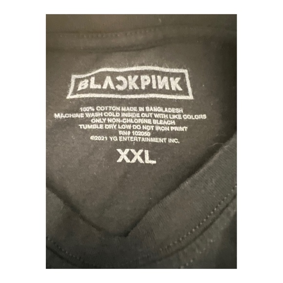 BLACKPINK  merch Black Oversize Print Tee XXL - Picture 7 of 9